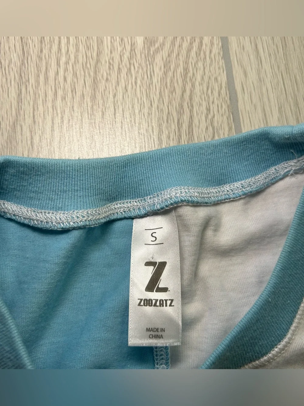 UNC North Carolina Tar Heels Women’s Zoozatz Split Cropped T-Shirt Game Day sz S